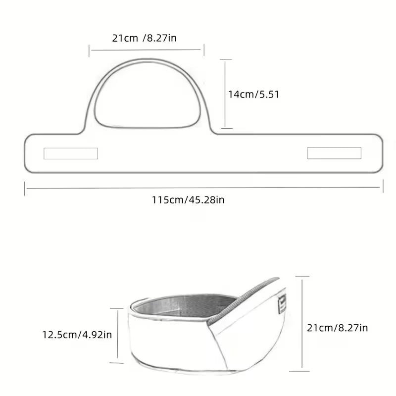 Baby Hip Seat Carrier โ Ergonomic Waist Support