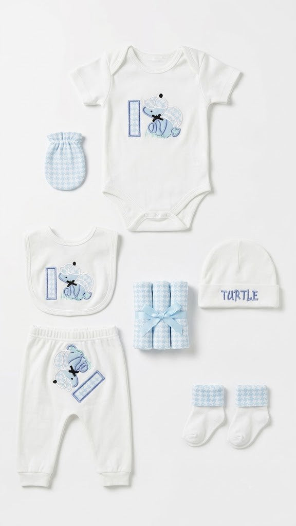 Juniors 12-Piece Newborn Baby Gift Set – Soft Cotton Layette Set (0-3 Months)
