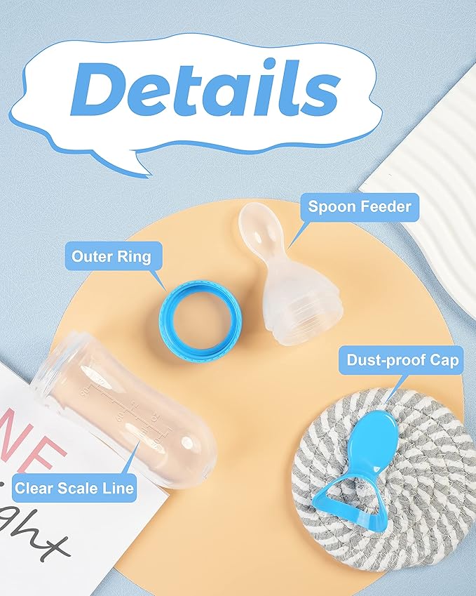Baby Silicon Spoon Squeeze Feeder