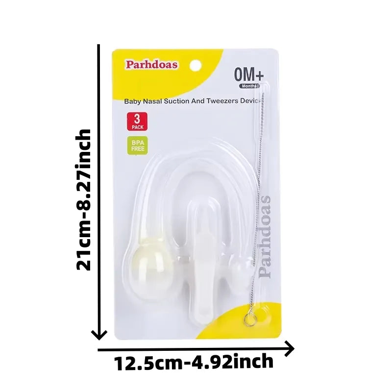 Complete baby nasal care set, compact and travel-friendly