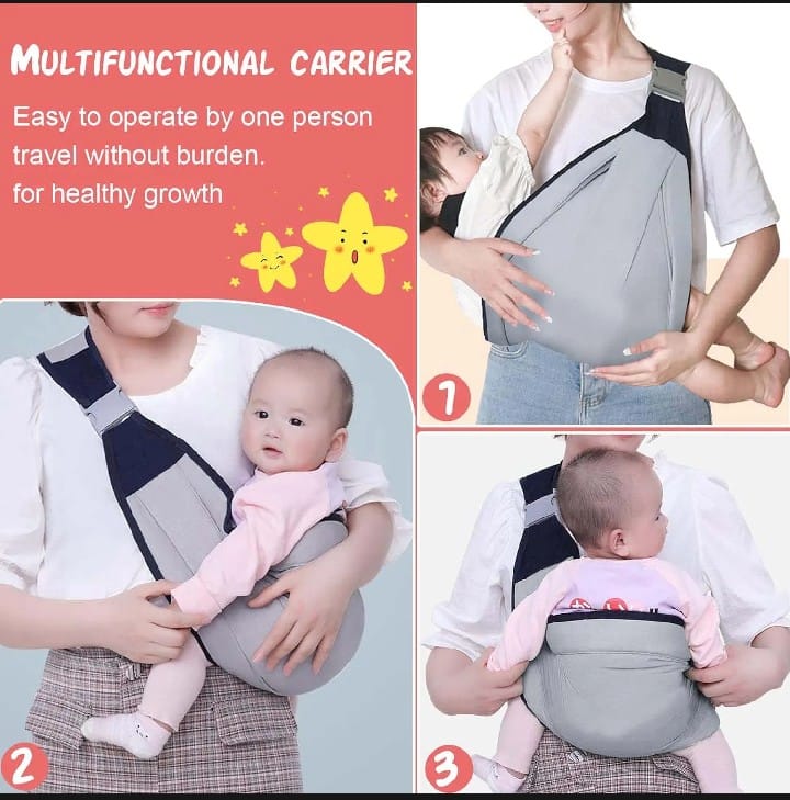 Baby Sling Carrier with Hip Seat (10β30 lbs)
