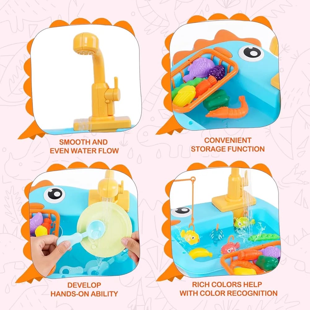 Kids Electric Water Sink Fishing Toy