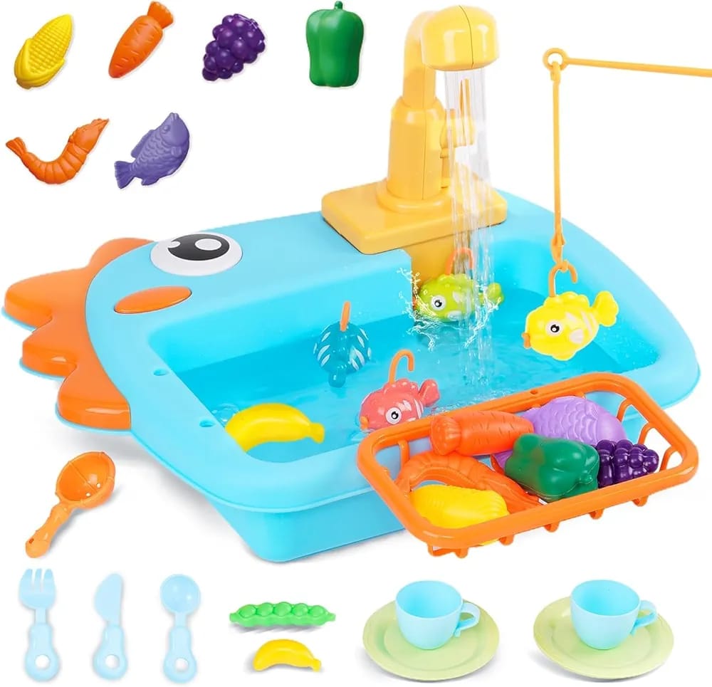 Kids Electric Water Sink Fishing Toy