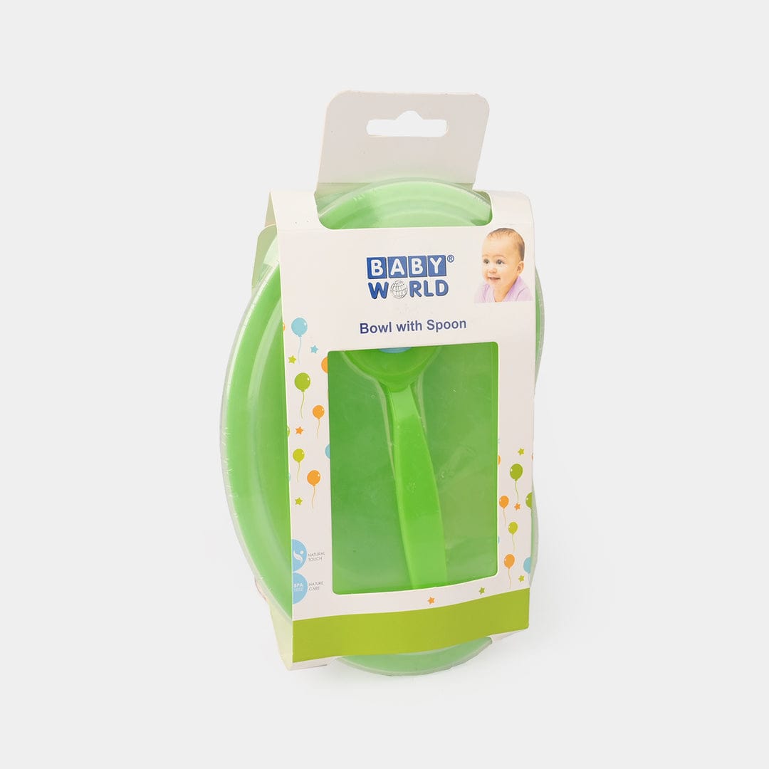Baby World Bowl with Spoon β Premium Baby Feeding Set
