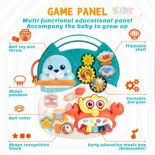 2 in 1 Musical Walker & Activity Table