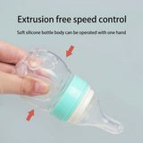 70ml Baby Medicine Feeder | Soft Silicone Infant Syringe Bottle | BPA-Free Liquid Dispenser for Newborns & Toddlers