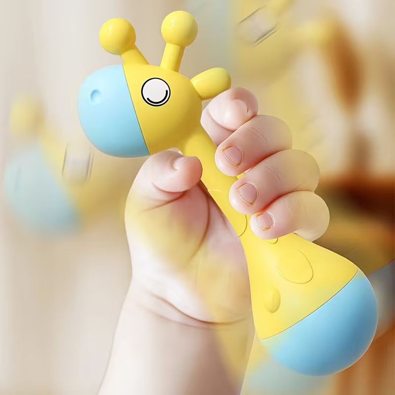 Baby Giraffe Sensory Rattle Toy – Play, Learn and Grow!