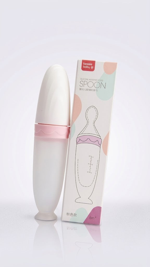 🍼 Bessie Baby Silicone Assisted Feeding Spoon