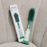 Multi-Function 3-in-1 Silicone Bottle Brush Set – BPA-Free Cleaning Brush with Straw & Nipple Cleaner