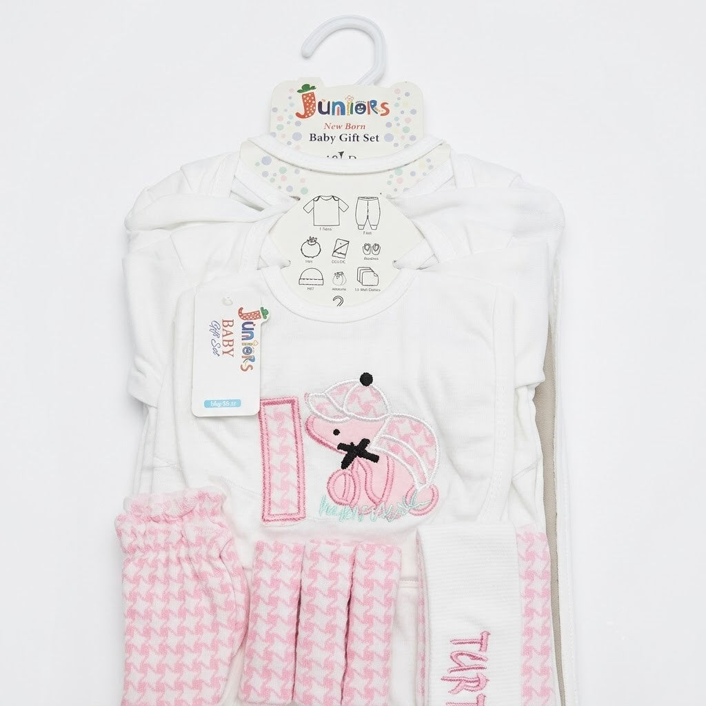 Juniors 12-Piece Newborn Baby Gift Set – Soft Cotton Layette Set (0-3 Months)