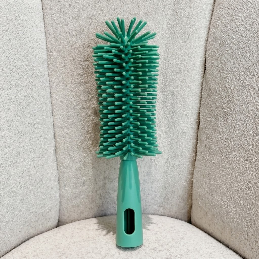 Multi-Function 3-in-1 Silicone Bottle Brush Set – BPA-Free Cleaning Brush with Straw & Nipple Cleaner