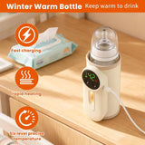 Baby Bottle Warmer & Rechargeable Milk Heater