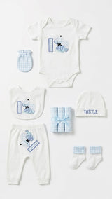 Juniors 12-Piece Newborn Baby Gift Set – Soft Cotton Layette Set (0-3 Months)