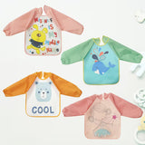Waterproof Long Sleeve Baby Feeding Bib