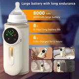 Baby Bottle Warmer & Rechargeable Milk Heater