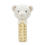 Ultra-Soft Plush Baby Stick Rattle Toy – Easy-Grip Animal Squeaker & Sensory Development Toy for Newborns