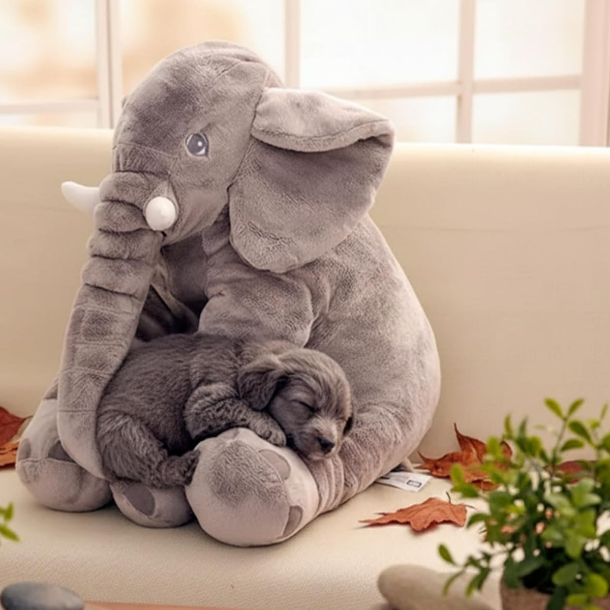 🐘 Jumbo Elephant Plush Toy – The Perfect Cuddle Buddy for Kids 💖
