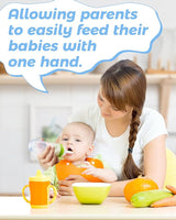 Baby Silicon Spoon  Squeeze Feeder