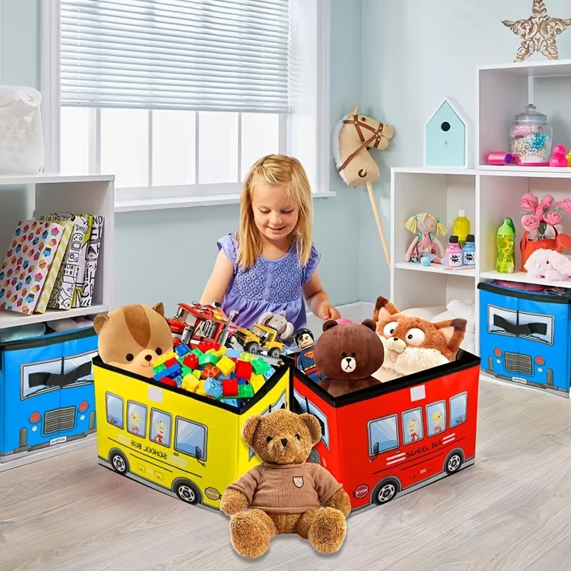 Kids Toy Storage Bus – Fun Meets Organization