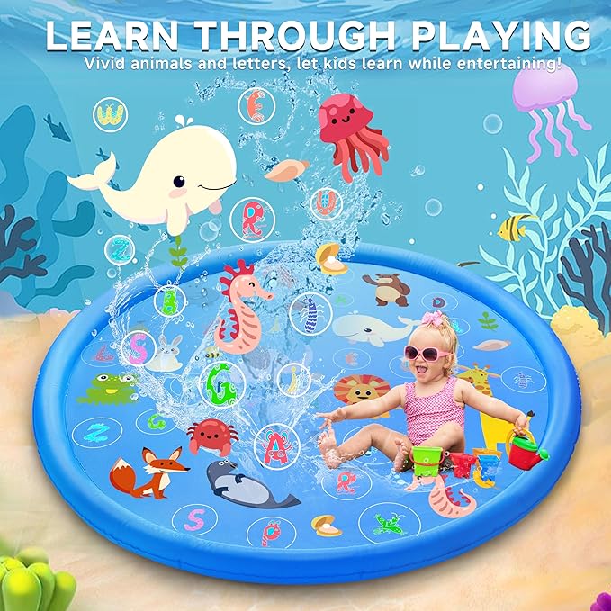 Play Sprinkler Mat for Kids