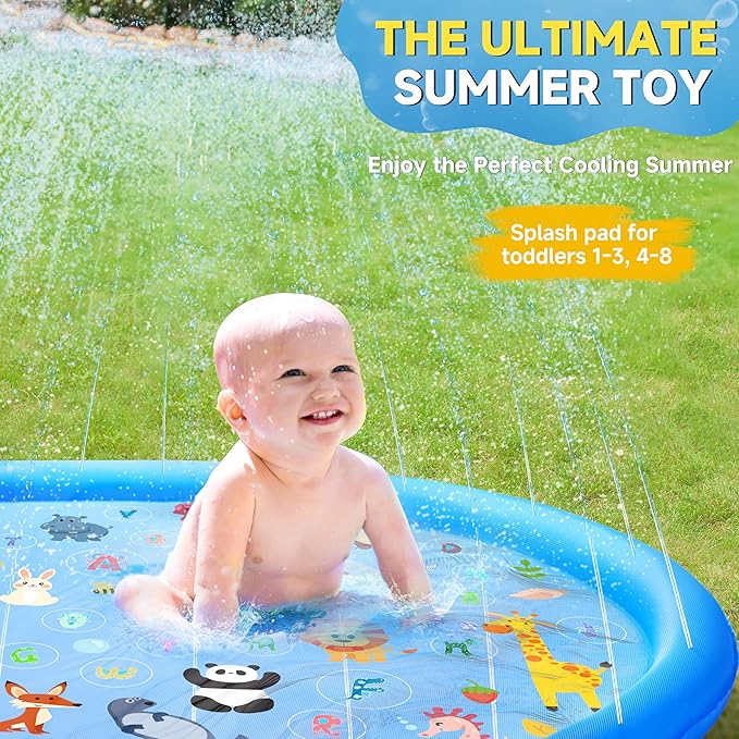 Play Sprinkler Mat for Kids