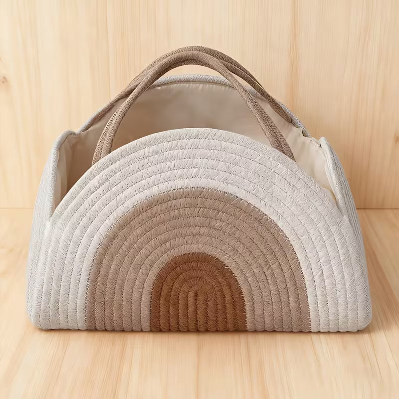 Mom’s Diaper Caddy Organizer – Portable Baby Storage Basket