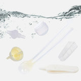Included tweezers and cleaning brush for nasal care set