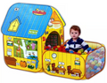Kids Learn & Play Pop-Up Tent House With Extra Playing Space
