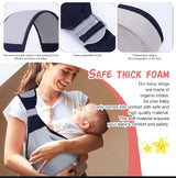 Baby Sling Carrier with Hip Seat (10–30 lbs)