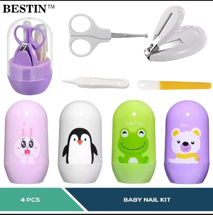4PCS Baby Nail Grooming Kit for Newborns