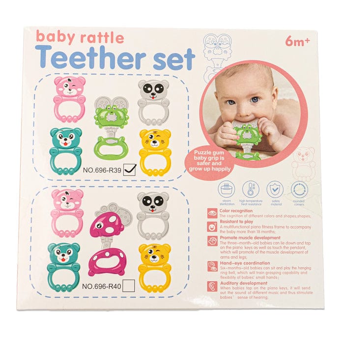 Baby Rattle Teether Set