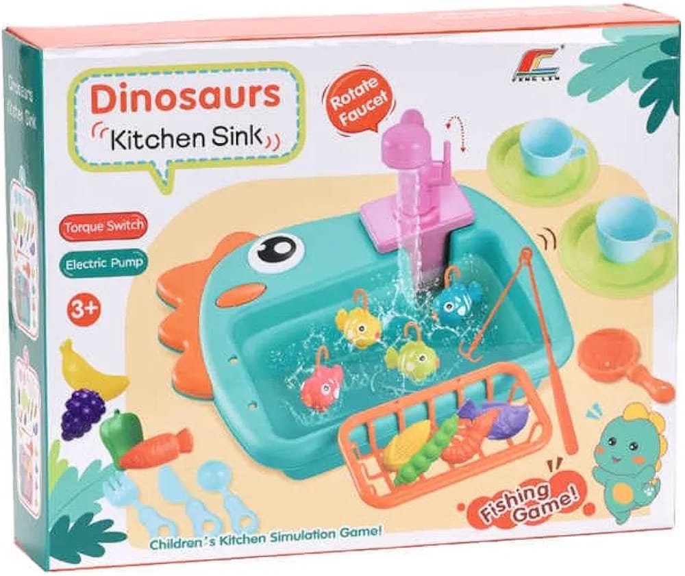 Kids Electric Water Sink Fishing Toy