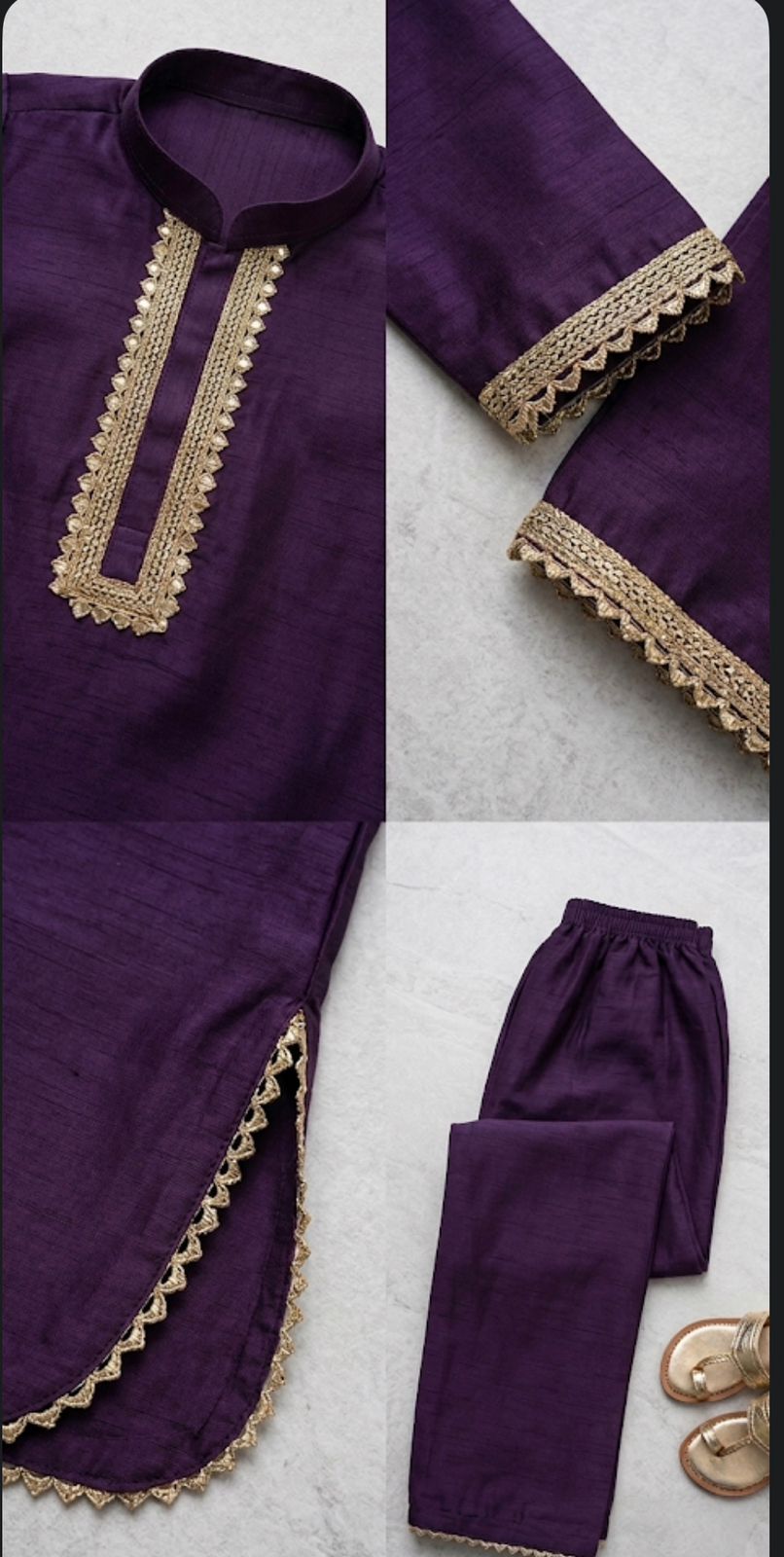 Hoor matching potli bag included in the 3-piece set