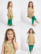 Noor-e-Gul Kurta Set For Little Girl