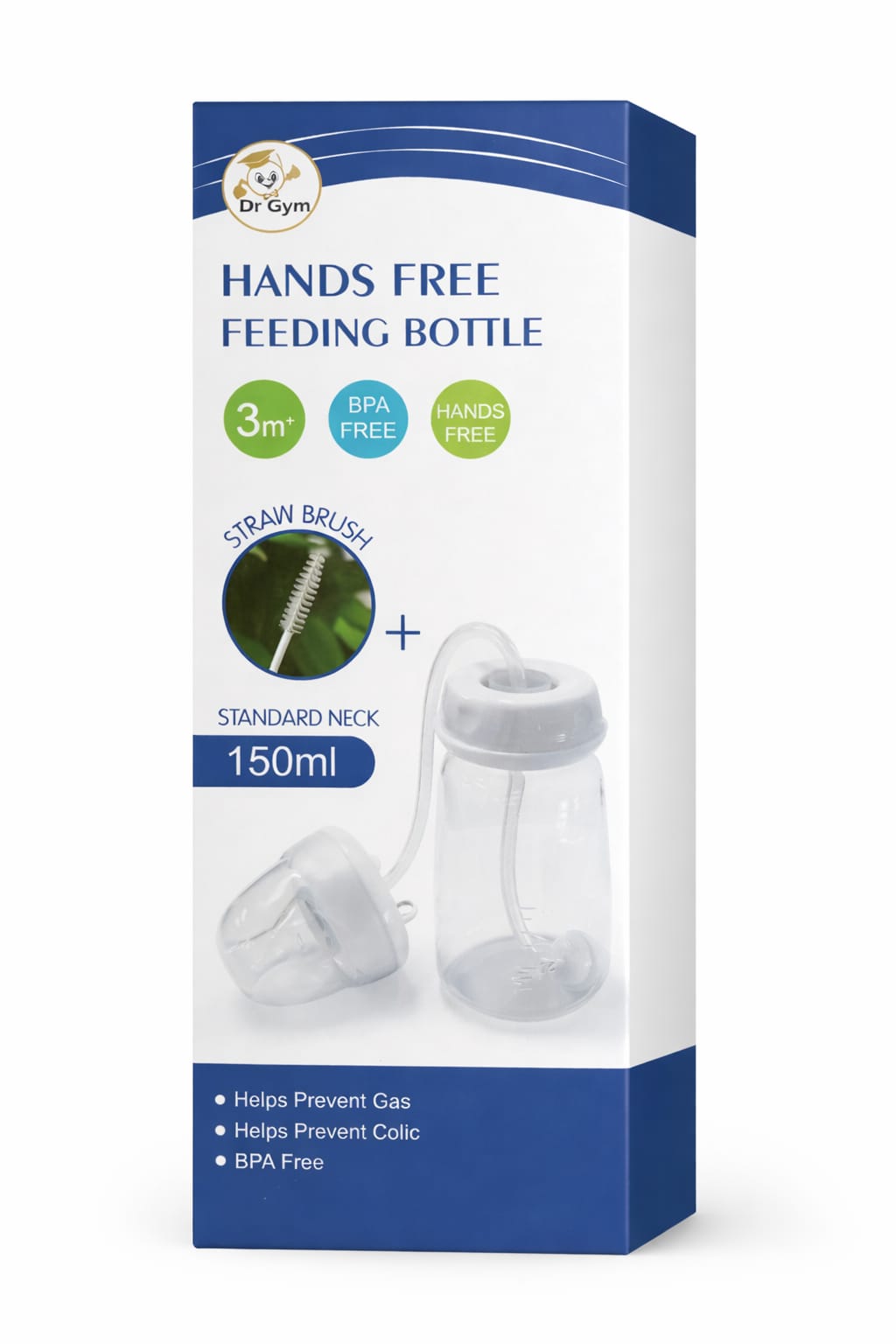 Hands-Free Baby Feeding Bottle