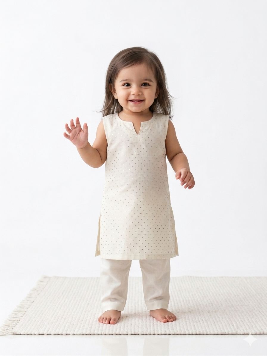 Noor-e-Safa Kurta Set for Girls