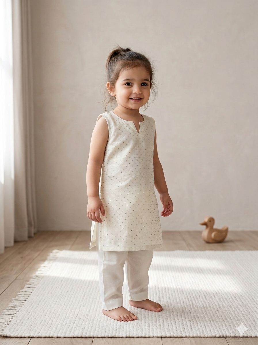 Noor-e-Safa Kurta Set for Girls