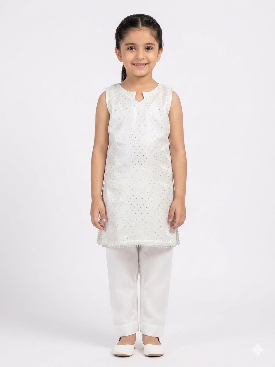 Noor-e-Safa Kurta Set for Girls