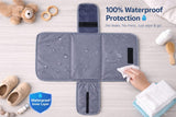 Portable Foam Paded Waterproof Baby Diaper and  Clothes Changing bag
