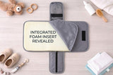 Portable Foam Paded Waterproof Baby Diaper and  Clothes Changing bag