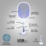 Silent Mosquito Killer Racket – USB Rechargeable & Baby Safe