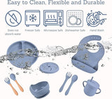 Silicone Suction Power Baby Feeding Set