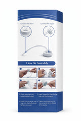 Portable hands-free baby feeding bottle for travel and on-the-go feeding