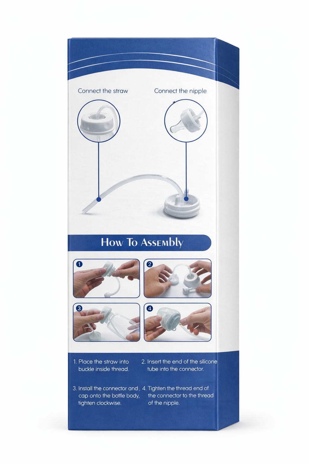 Hands-Free Baby Feeding Bottle