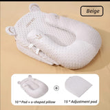 Anti-Milk Spit Up & Comfort Sleep  Baby Nursing Pillow Nest