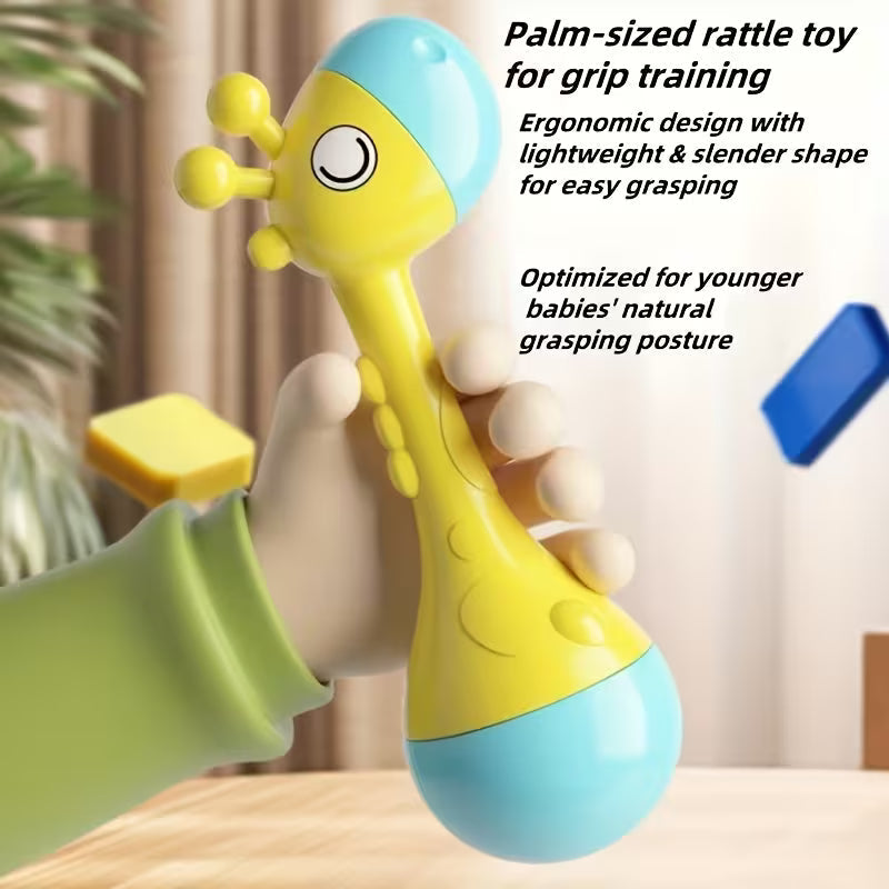 Baby Giraffe Sensory Rattle Toy – Play, Learn and Grow!
