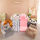 Foldable Kids Sofa Chair – Soft, Cozy & Space Saving