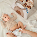 Mom’s Diaper Caddy Organizer – Portable Baby Storage Basket