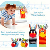 Baby Rattle Socks & Wrist Rattle Set