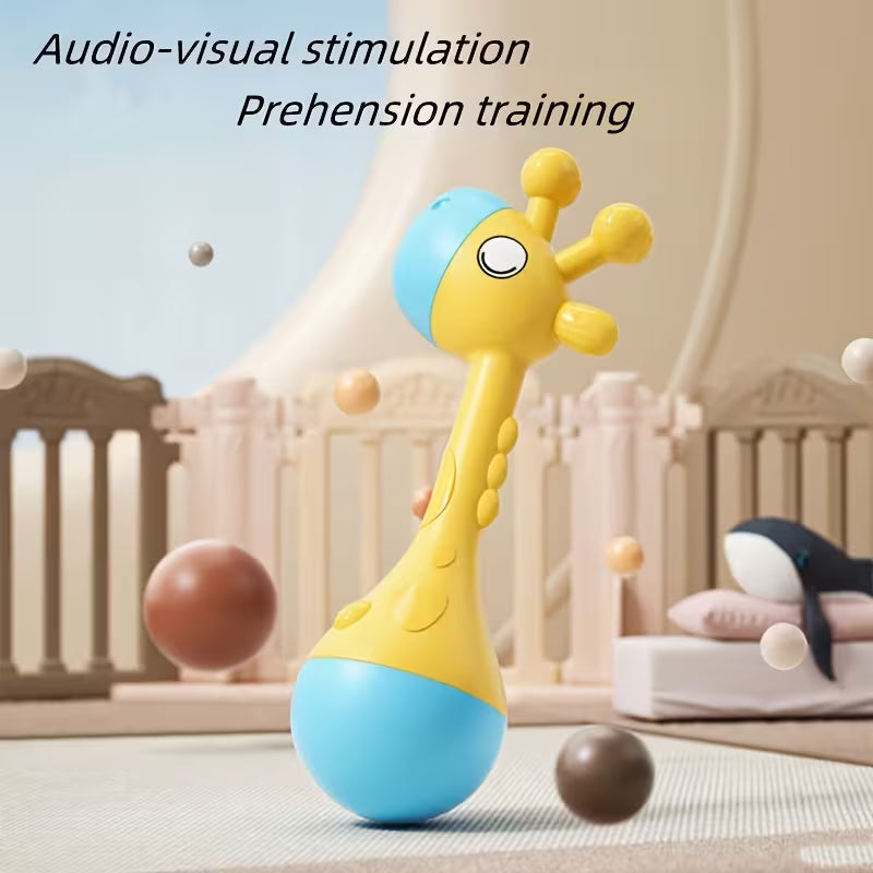 Baby Giraffe Sensory Rattle Toy – Play, Learn and Grow!
